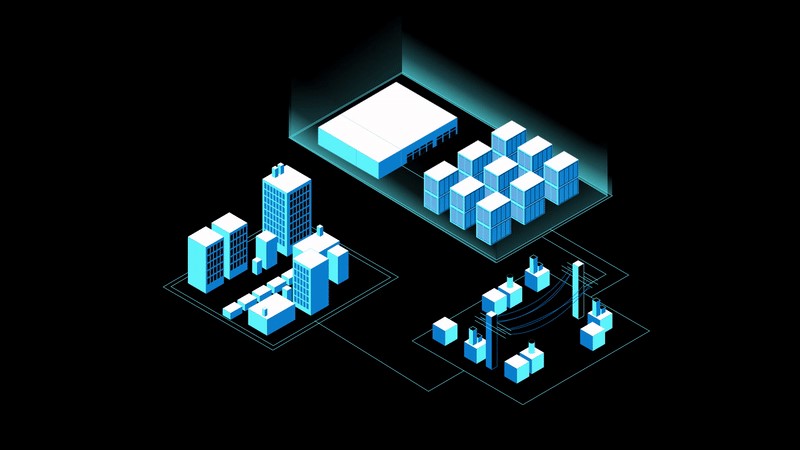 Grid-interactive UPS batteries
